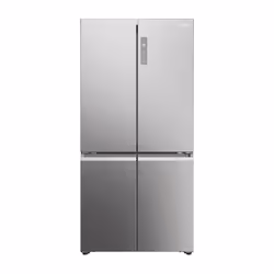 Haier Cube 90 Serie 7 HCR79F19ENMM, Pose libre, Porte française, Platine, Acier inoxydable, LED, Tactile, Sur la porte