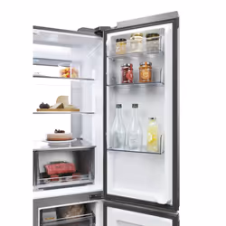 Haier Cube 90 Serie 7 HCR79F19ENMM frigo américain Pose libre 646 L E Platine, Acier inoxydable - Vue supplémentaire 5
