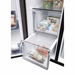 Haier SBS 90 Serie 5 HSW59F18EIPT frigo américain Pose libre 601 L E Noir - Vue supplémentaire 17