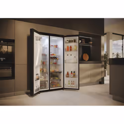 Haier SBS 90 Serie 5 HSW59F18EIPT frigo américain Pose libre 601 L E Noir - Vue supplémentaire 24
