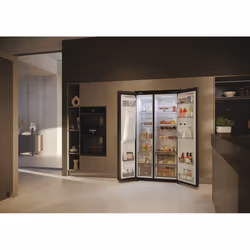 Haier SBS 90 Serie 5 HSW59F18EIPT frigo américain Pose libre 601 L E Noir - Vue supplémentaire 25