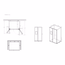 Haier SBS 90 Serie 5 HSW59F18EIPT frigo américain Pose libre 601 L E Noir - Vue supplémentaire 30