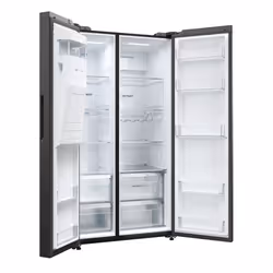 Haier SBS 90 Serie 5 HSW59F18EIPT frigo américain Pose libre 601 L E Noir - Vue supplémentaire 6