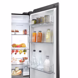 Haier SBS 90 Serie 5 HSW79F18DIPT frigo américain Pose libre 601 L D Noir - Vue supplémentaire 14