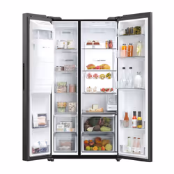 Haier SBS 90 Serie 5 HSW79F18DIPT frigo américain Pose libre 601 L D Noir - Vue supplémentaire 2