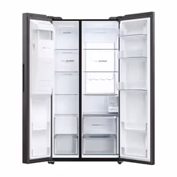 Haier SBS 90 Serie 5 HSW79F18DIPT frigo américain Pose libre 601 L D Noir - Vue supplémentaire 3