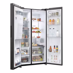 Haier SBS 90 Serie 5 HSW79F18DIPT frigo américain Pose libre 601 L D Noir - Vue supplémentaire 5