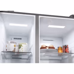 Haier SBS 90 Serie 5 HSW59F18DIMM frigo américain Pose libre 601 L D Platine, Acier inoxydable - Vue supplémentaire 13