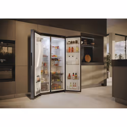 Haier SBS 90 Serie 5 HSW59F18DIMM frigo américain Pose libre 601 L D Platine, Acier inoxydable - Vue supplémentaire 24