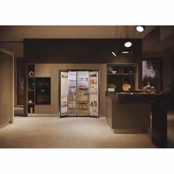 Haier SBS 90 Serie 5 HSW59F18DIMM frigo américain Pose libre 601 L D Platine, Acier inoxydable - Vue supplémentaire 28