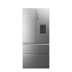 Haier FD 83 Serie 7 HFW537EP frigo américain Pose libre 537 L E Platine, Acier inoxydable