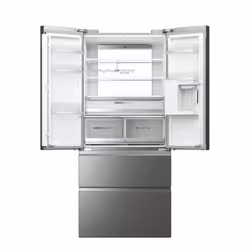 Haier FD 83 Serie 7 HFW537EP frigo américain Pose libre 537 L E Platine, Acier inoxydable