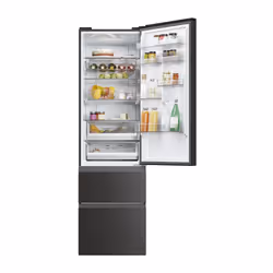 Haier 3D 60 Serie 5 HTW5620DNPT réfrigérateur-congélateur Pose libre 414 L D Noir