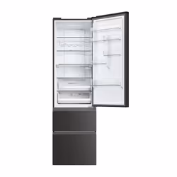 Haier 3D 60 Serie 5 HTW5620DNPT réfrigérateur-congélateur Pose libre 414 L D Noir