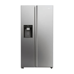 Haier SBS 90 Serie 5 HSW79F18CIMM frigo américain Pose libre 601 L C Platine, Acier inoxydable