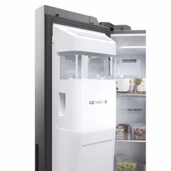 Haier SBS 90 Serie 5 HSW79F18CIMM frigo américain Pose libre 601 L C Platine, Acier inoxydable - Vue supplémentaire 12