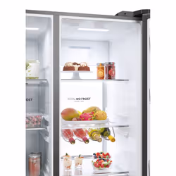 Haier SBS 90 Serie 5 HSW79F18CIMM frigo américain Pose libre 601 L C Platine, Acier inoxydable - Vue supplémentaire 13