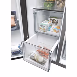 Haier SBS 90 Serie 5 HSW79F18CIMM frigo américain Pose libre 601 L C Platine, Acier inoxydable - Vue supplémentaire 18