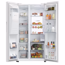 Haier HSW79F18DIGW Réfrigérateur-congélateur côte à côte 601 L Blanc classe D No Frost - Vue supplémentaire 3