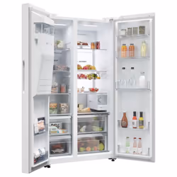 Haier HSW79F18DIGW Réfrigérateur-congélateur côte à côte 601 L Blanc classe D No Frost - Vue supplémentaire 4