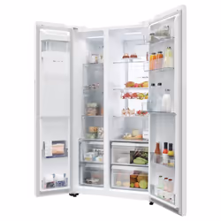 Haier HSW79F18DIGW Réfrigérateur-congélateur côte à côte 601 L Blanc classe D No Frost - Vue supplémentaire 6