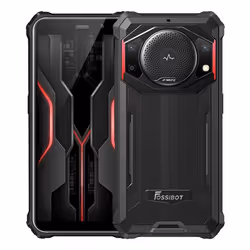 FOSSiBOT F101P, 13,8 cm (5.45"), 4 Go, 64 Go, 24 MP, Android 13, Noir, Rouge