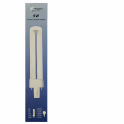 Ampoule à économie d'énergie d'environ 80% - Longueur = 16,5cm - longue durée - G23 - 9W = 45W - 50hz 170mA 230V.