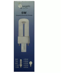 Energetic Lighting - YDN5-U Ampoule G23 5W 230lm L105mm - économie d'énergie - longue durée