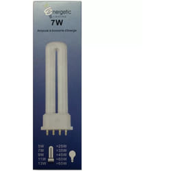 Energetic Lighting - YDW7-U Ampoule 2G7 7W 350lm L120mm - économie d'énergie - longue durée