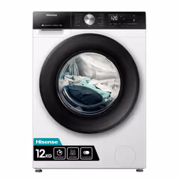 Hisense WF3S1243BW3, Charge avant, 12 kg, B, 72 dB, 1400 tr/min, A