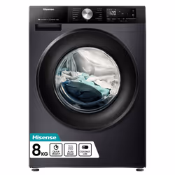 Hisense WF3S8043BB3, Charge avant, 8 kg, B, 72 dB, 1400 tr/min, A