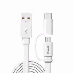 Huawei 4071417, 1,5 m, USB A, USB 2.0, Mâle/Mâle, Blanc