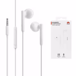 Huawei AM115, Avec fil, Appels/Musique, Casque, Blanc