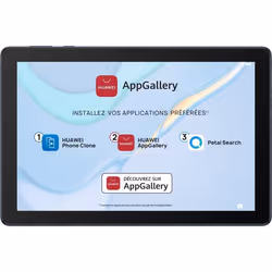 Huawei MatePad T 10 , 24,6 cm (9.7"), 1280 x 800 pixels, 32 Go, 2 Go, EMUI 10.1, Noir, Bleu
