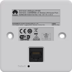 HUAWEI eKit AP162E 2975 Mbit/s Blanc Connexion Ethernet, supportant l'alimentation via ce port (PoE) - Vue supplémentaire 4