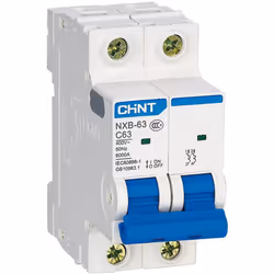 Le disjoncteur CHINT 2P classe C 6kA offre un choix de 16, 20, 25 et 32 ampères. Avec une tension nominale de 380V à 415V, il ...