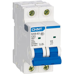 Chint - Disjoncteur 2P classe c 6kA nº d'ampères : 32A