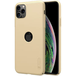 Coque de téléphone - Nillkin - Super Frosted Shield - iPhone 11 Pro Max - Doré - Protection anti-chocs