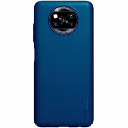 Coque - Nillkin - Super Frosted Shield - Xiaomi Poco X3 (Pro) - Bleu - Antidérapant