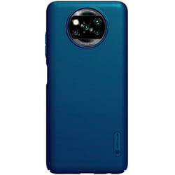 Coque - Nillkin - Super Frosted Shield - Xiaomi Poco X3 (Pro) - Bleu - Antidérapant