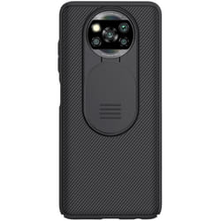Coque - NILLKIN - CamShield - Xiaomi Poco X3 (Pro) - Noir - Antidérapante - Rigide