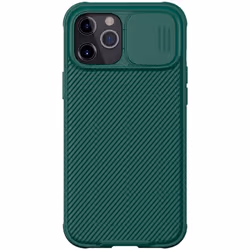 Coque pour téléphone - Nillkin - CamShield Pro - iPhone 16 Plus - Vert - Protection renforcée