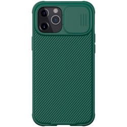 Coque pour téléphone - Nillkin - CamShield Pro - iPhone 16 Plus - Vert - Protection renforcée