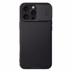 Coque pour téléphone - Nillkin - CamShield Pro - iPhone 16 Pro Max - Magnétique - Noir
