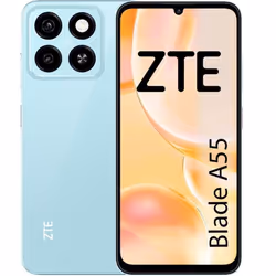 ZTE Blade A55, 17,1 cm (6.75"), 1600 x 720 pixels, 4 Go, 128 Go, 13 MP, Bleu