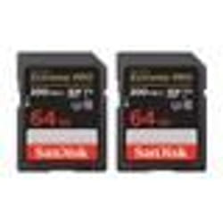 Carte Mémoire - SANDISK - Extreme Pro - 64Go - 200Mo/s - UHS-I - 90Mo/s