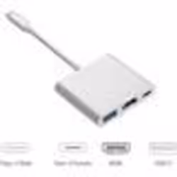Adaptateur USB-C vers HDMI - Apple - 4K - USB 3.0 - Compatible Macbook - Gris