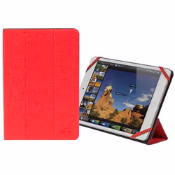 Rivacase 3122 8" Folio Noir, Rouge