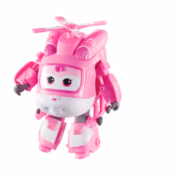 Super Wings Transforming Dizzy, 4 an(s), Rose, Blanc