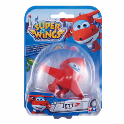 Super Wings Die-cast Jett, 4 an(s), Métal, Bleu, Rouge, Blanc